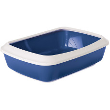 Savic (Савік) Iriz Nordic Litter Tray - Лоток туалет з бортиком для котів 50х37х13 см, синій