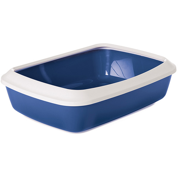 Savic (Савік) Iriz Nordic Litter Tray - Лоток туалет з бортиком для котів 50х37х13 см, синій