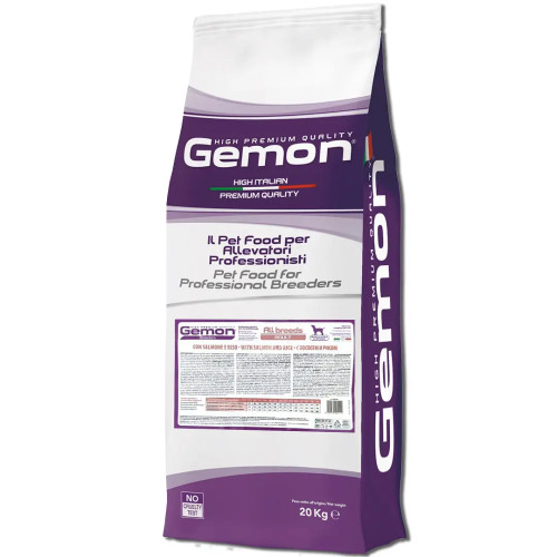 Gemon (Джемон) Dog Salmon & Rice Adult All Breeds - Сухий корм для дорослих собак усіх порід з м’ясом лосося та рисом 20 кг