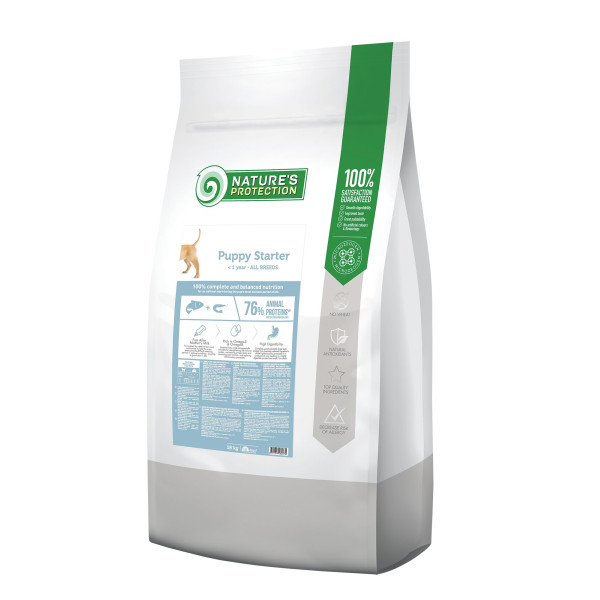 Nature\'s Protection (Натур Протекшн) Care Puppy Starter All Breeds - Сухой корм для щенков всех пород с лососем 18 кг