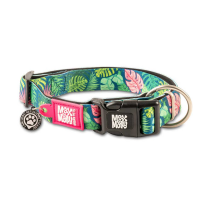 Ошейник Max & Molly (Макс Молли) Smart ID Collar Tropical S для собак с принтом тропики