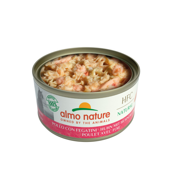 Almo Nature (Альмо Натюр) HFC Cat Natural Chicken & Liver - Влажный корм для кошек с курицей и печенью 70 г