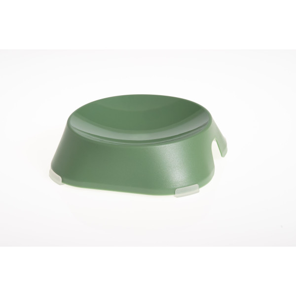 Fiboo (Файбо) Flat Bowl Green - Миска для животных плоская зеленая 50 мл