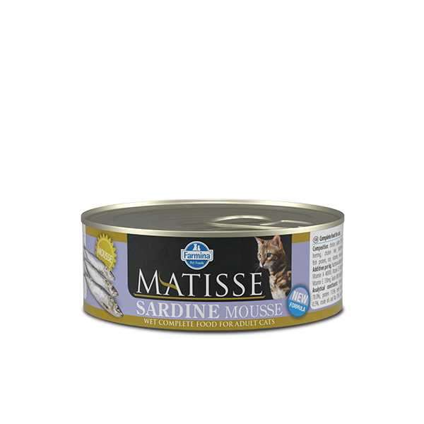 Farmina Matisse Cat Mousse Sardine - влажный корм для котов с сардиной 85 г