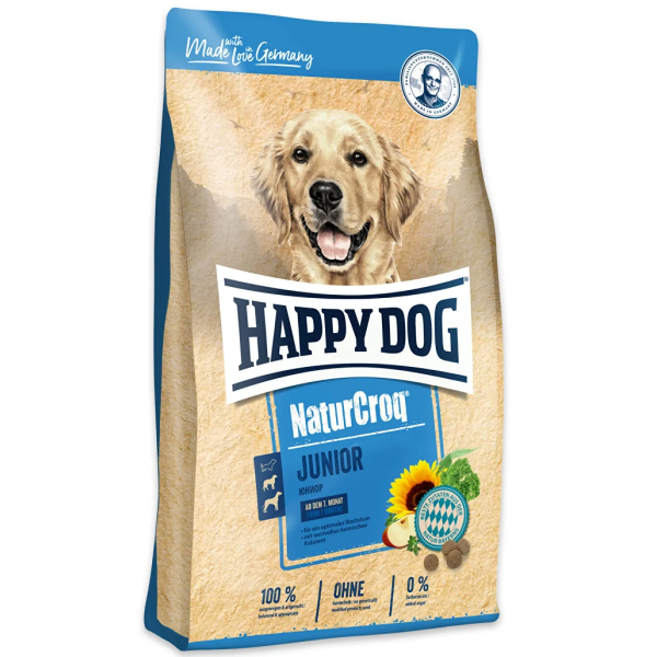Happy Dog (Хепи Дог) NaturCroq Poultry Junior All Breeds - Сухой корм для щенков всех пород с мясом птицы 4 кг