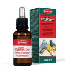 Padovan (Падован) Multivitaminico - Додатковий корм для птахів, що живуть в клітках та вольєрах, рідкий 30 г