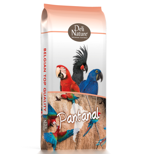 Deli Nature (Дели Натур) 23 - Parrots Pantanal - Полнорационный корм для попугаев ара и какаду с большим ассортиментом орехов 12,5 кг.