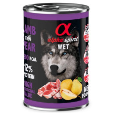 Alpha Spirit (Альфа Спіріт) Lamb With Pear - Вологий корм для собак з ягнятиною та грушею 400 г