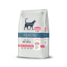 Quattro (Кватро) Cat Sterilised With Poultry - Сухий корм для стерилізованих котів з м'ясом птиці 1.5 кг