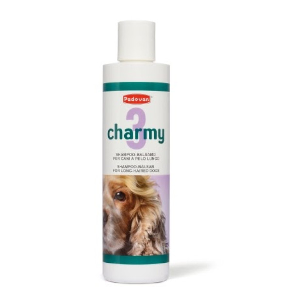 Padovan (Падован) Charmy3 Dog Shampoo - Шампунь-бальзам для собак с длинной шерстью 250 мл