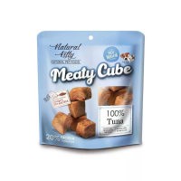 Natural Kitty (Нейчурал Китти) Dog & Cat Grain Free Tuna Meaty Cube All Life Stages Mini - Лакомства беззерновые для котов и собак любого возраста мелких пород кубики с мясом тунца 60 г