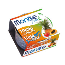 Monge (Монж) Fruits Cat Tuna & Fruits Adult - Вологий корм для дорослих котів з м’ясом тунця та фруктами 80 г