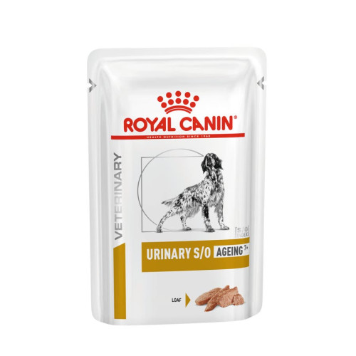 Royal Canin (Роял Канін) Dog Urinary S/O Ageing 7+ Pork & Chicken - Вологий лікувальний корм для дорослих собак віком від 7 років при захворюванні сечовивідних шляхів з м’ясом курки та свинини 85 г
