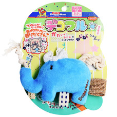 DoggyMan (Догімен) Fully Decorated Elephant - Іграшка для собак м’який слоник з пищалкою 14.5x3x8 см