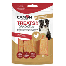 Camon (Камон) Dog Treats Jerky With Chicken&Carrot - Ласощі для собак джерки з куркою та морквою 80 г
