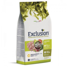 Exclusion (Ексклюжн) Dog Adult Chicken Medium Breed - Сухий корм для дорослих собак середніх порід з м’ясом курки 12 кг
