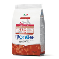 Monge (Монж) Dog Lamb & Rice Puppy & Junior Mini - Сухий корм для цуценят дрібних порід з м’ясом ягняти та рисом 800 г