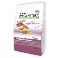 Unica Natura (Уника Натура) Unico Maxi Wild Boar, Rice and Carrots - Сухой корм для взрослых собак больших пород дикий рис и морковь 12 кг