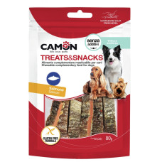 Camon (Камон) Dog Treats Large Strips Salmon - Ласощі для собак великі смужки лосося 80 г