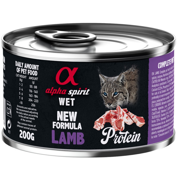 Alpha Spirit (Альфа Спирит) Lamb Protein - Влажный корм для кошек с ягнятиной 200 г