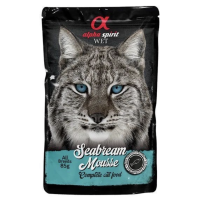 Alpha Spirit Sea Bream Cat - Полнорационный влажный корм с дорадой для взрослых кошек 85 г