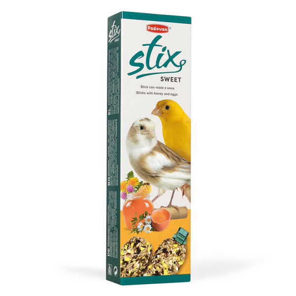Рadovan (Падован) Stix Sweet Canarini - Лакомство для канареек с медом и яйцом 80 г