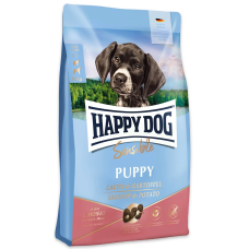 Happy Dog (Хепи Дог) Salmon & Potato Sensible Puppy Medium & Maxi - Сухой корм для щенков средних и крупных пород для поддержания чувствительного пищеварения с мясом лосося и картофелем 10 кг