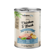 Chicopee (Чікопі) Dog Junior Pure Chicken & Duck - Вологий корм для собак 800 г