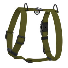WauDog (ВауДог) Magnet - Шлея для собак анатомічна водостійка з магнітною пряжкою хакі (Ш 25 мм, А 50-85 см, В 61-100 см) L