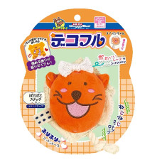 DoggyMan (Догімен) Decorated Lion - Іграшка для собак м’яка лев з пищалкою 8.5x5x9 см