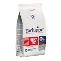 Exclusion (Эксклюжн) Dog Hepatic Medium & Large Breed With Pork - Сухой корм со свининой для средних и крупных пород собак с печеночной недостаточностью 12 кг