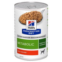 Hill’s (Хилс) Prescription Diet Dog Chicken Metabolic Weight Loss & Maintenance Adult All Breeds - Влажный лечебный корм для взрослых собак всех пород для снижения и контроля веса с мясом курицей 370 г