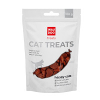 Waudog (Ваудог) Treats Happy Cat Лососевые жевательные сердечки - Лакомство для кошек 100 г