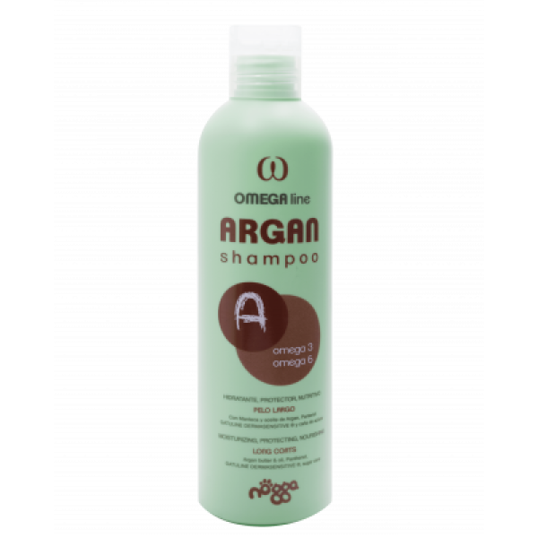 Nogga (Ногга) Omega Line Argan Shampoo - Шампунь для животных с маслом арганы для длинношерстных пород 250 мл