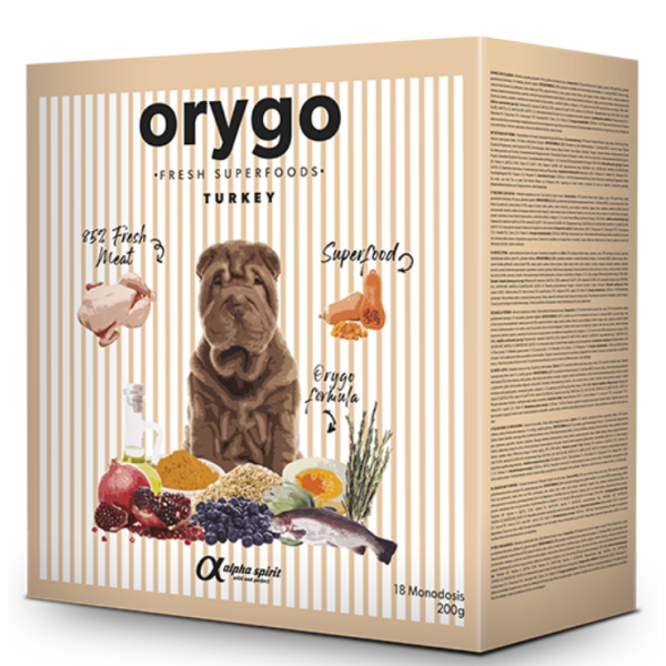 Orygo (Ориго) Dog All Breed Turkey & Pumpkin - Полувлажный корм для собак всех пород с индейкой и тыквой 8 кг