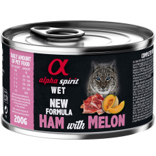 Alpha Spirit (Альфа Спіріт) Ham With Melon - Вологий корм для котів з шинкою, свининою та динею 200 г