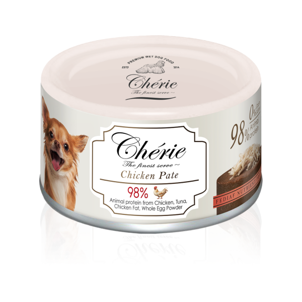 Cherie (Чери) Dog Grain Free Chicken Pate All Life Stages All Breeds - Влажный беззерновой корм для собак всех возрастов и всех пород паштет с мясом курицы 80 г