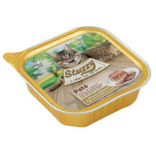 Stuzzy (Штузі) Cat Pate Chicken Liver - Вологий корм для котів з куркою та печінкою в паштеті 0.1 кг