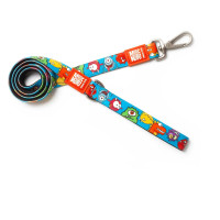 Max & Molly (Макс Молли) Short Leash Little Monsters XS - Поводок короткий для собак с принтом маленькие монстры
