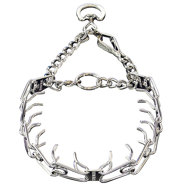 Sprenger (Спренгер) Ultra-Plus Training Collar - Строгий нашийник-мартингал для собак, поворотне кільце, карабін-щипці, хромована сталь 4 мм/63 см