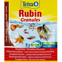 Tetra (Тетра) Rubin Granules - Корм для аквариумных рыбок, для яркости окраски (гранулы) 15 г