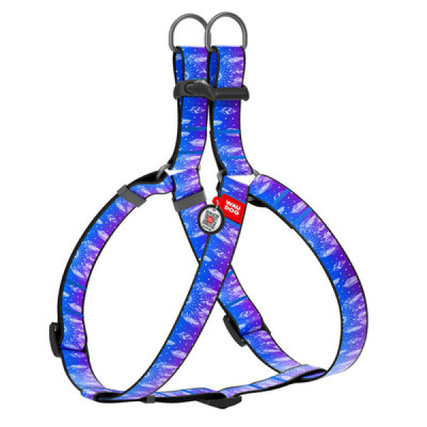 Шлея анатомічна, "Ловець снів", пласт. фастекс, Ш 15 мм, ОГ 40-55 см, ОШ 40-55 см, S, WAUDOG Nylon c QR