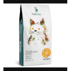 CooKing (КуКин) Sterilized Cat Salmon - Сухой корм для стерилизованных кошек беззерновой с лососем 8 кг