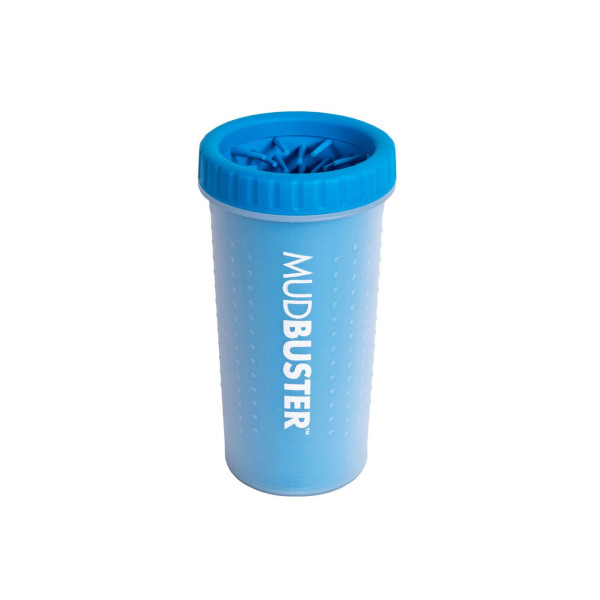 Dexas (Дексас) Mud Buster Lidded - Лапомойка голубая для собак 22 см