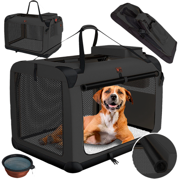 Lovpet (Ловпет) - Black - Переноска для транспортировки собак XXXL