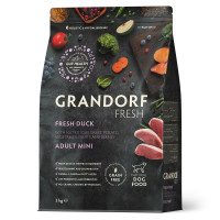 Grandorf (Грандорф) Dog Fresh Duck & Sweet Potato Adult Mini - Сухой беззерновой корм для взрослых собак малых пород с уткой и бататом 3 кг