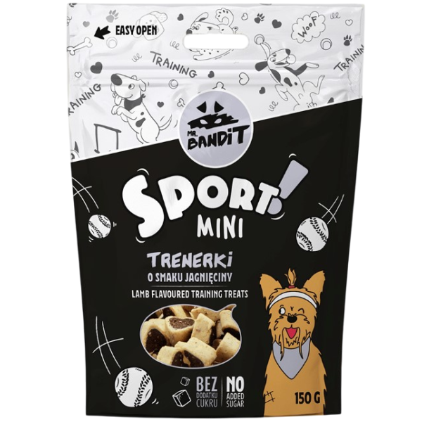 Mr. Bandit (Мр. Бандит) Dog Sport Mini Training Lamb - Лакомство для собак мелких пород тренировочные с ягнятиной 150 г