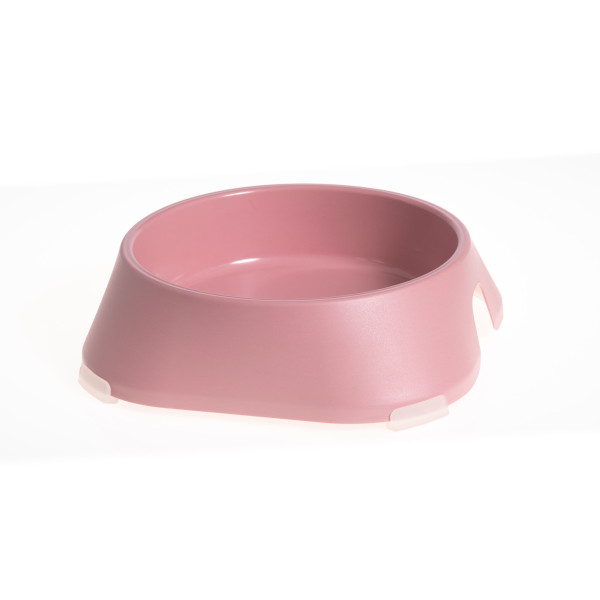 Fiboo (Файбо) Bowl Pink M - Миска для животных с антискользящими накладками розовая 400 мл