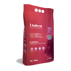 Lindocat (Ліндокет) Advanced Clumping+ - Наповнювач для котячих туалетів бентонітовий білий 10 л