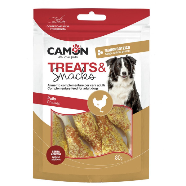 Camon (Камон) Dog Treats Breaded Shims With Chicken - Лакомство для собак куриные голени в панировке 80 г